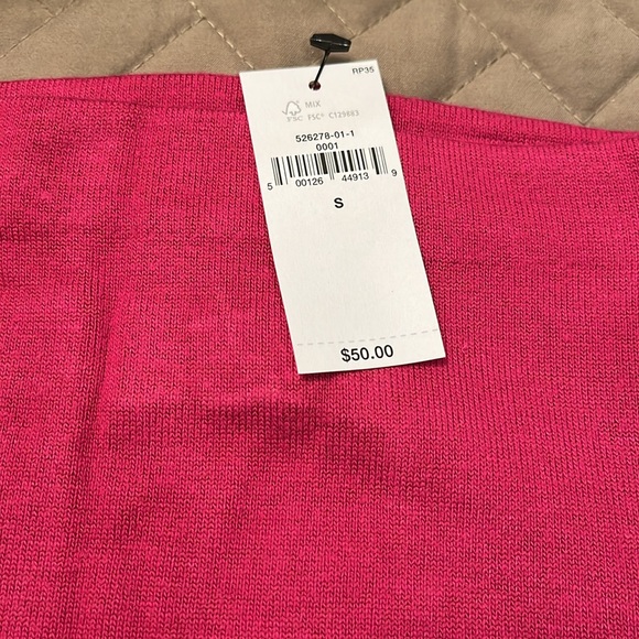 Banana Republic Soft Luxe Berry Turtleneck Top/NWT/S - Picture 7 of 12